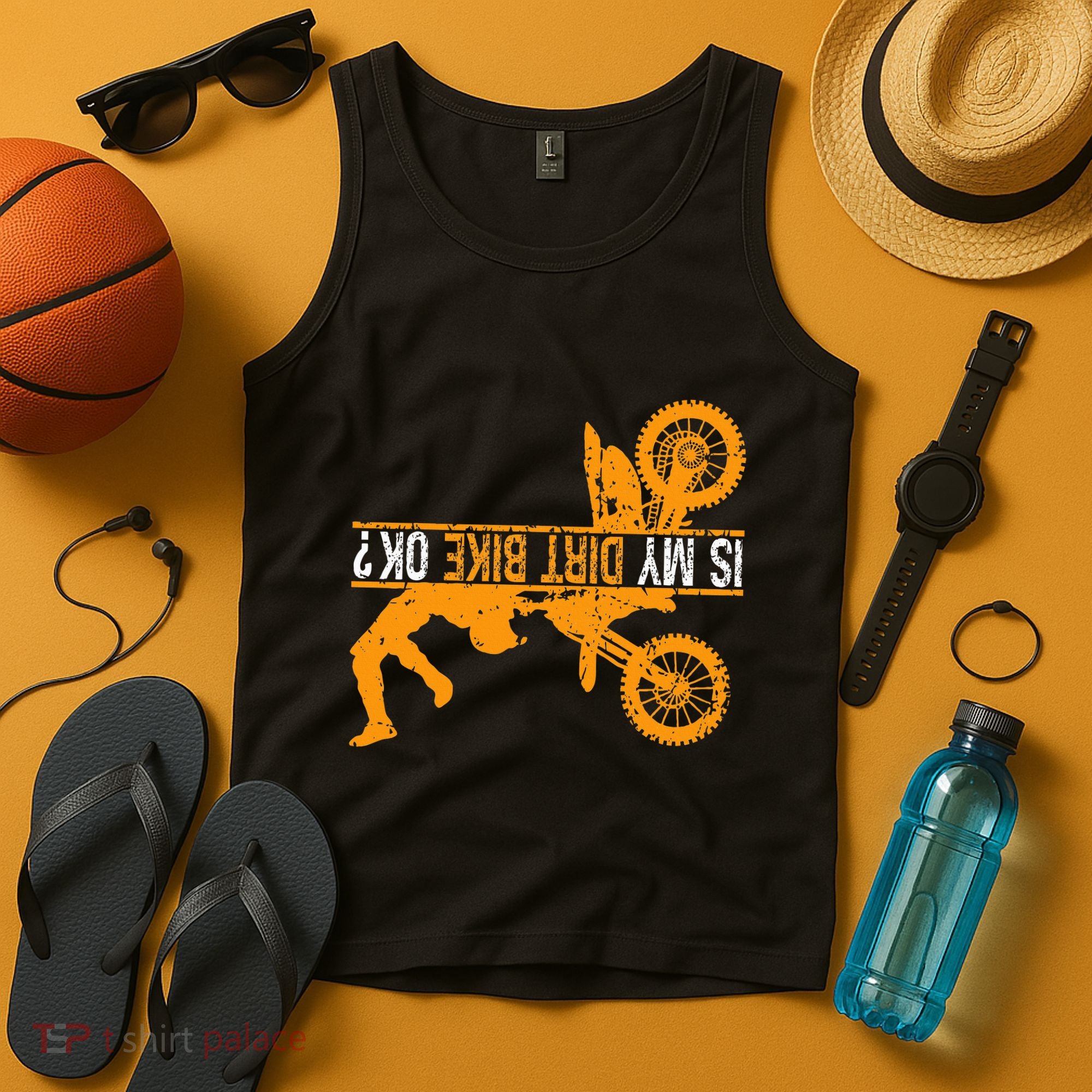 Upside Down Is My Dirt Bike Ok For Dirt Bikers Tank Top