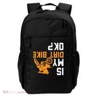 Upside Down Is My Dirt Bike OK? Dirt Bikers Backpack thumb 0