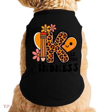 Unity Day Kindness Be Kind Teacher Anti Bully Doggie Tank