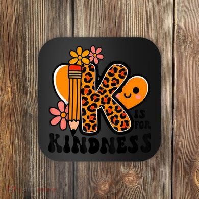 Unity Day Kindness Be Kind Teacher Anti Bully Coaster