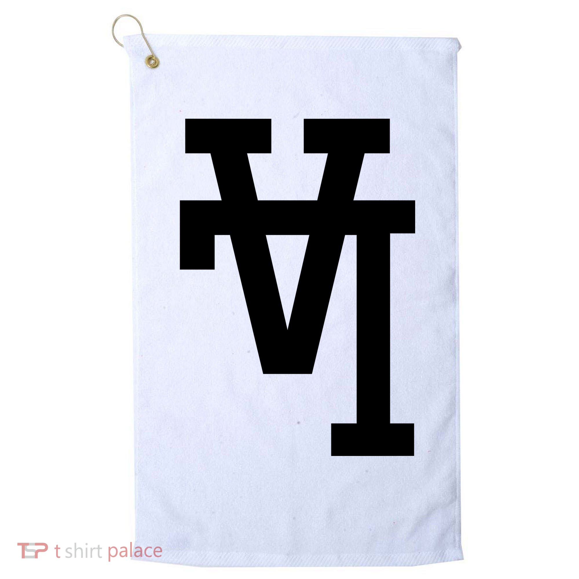 Upside Down LA Golf Towel