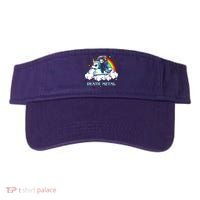 Unicorn Death Metal Rocker Go To Hell Rainbow Visor thumb 0