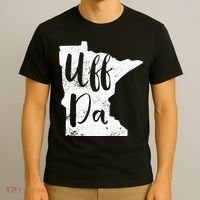 Uff Da Minnesota Map Funny Distressed T-Shirt thumb 3