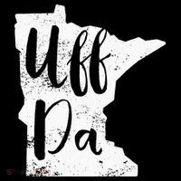Uff Da Minnesota Map Funny Distressed Apron thumb 3