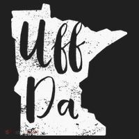 Uff Da Minnesota Map Funny Distressed Hat thumb 2