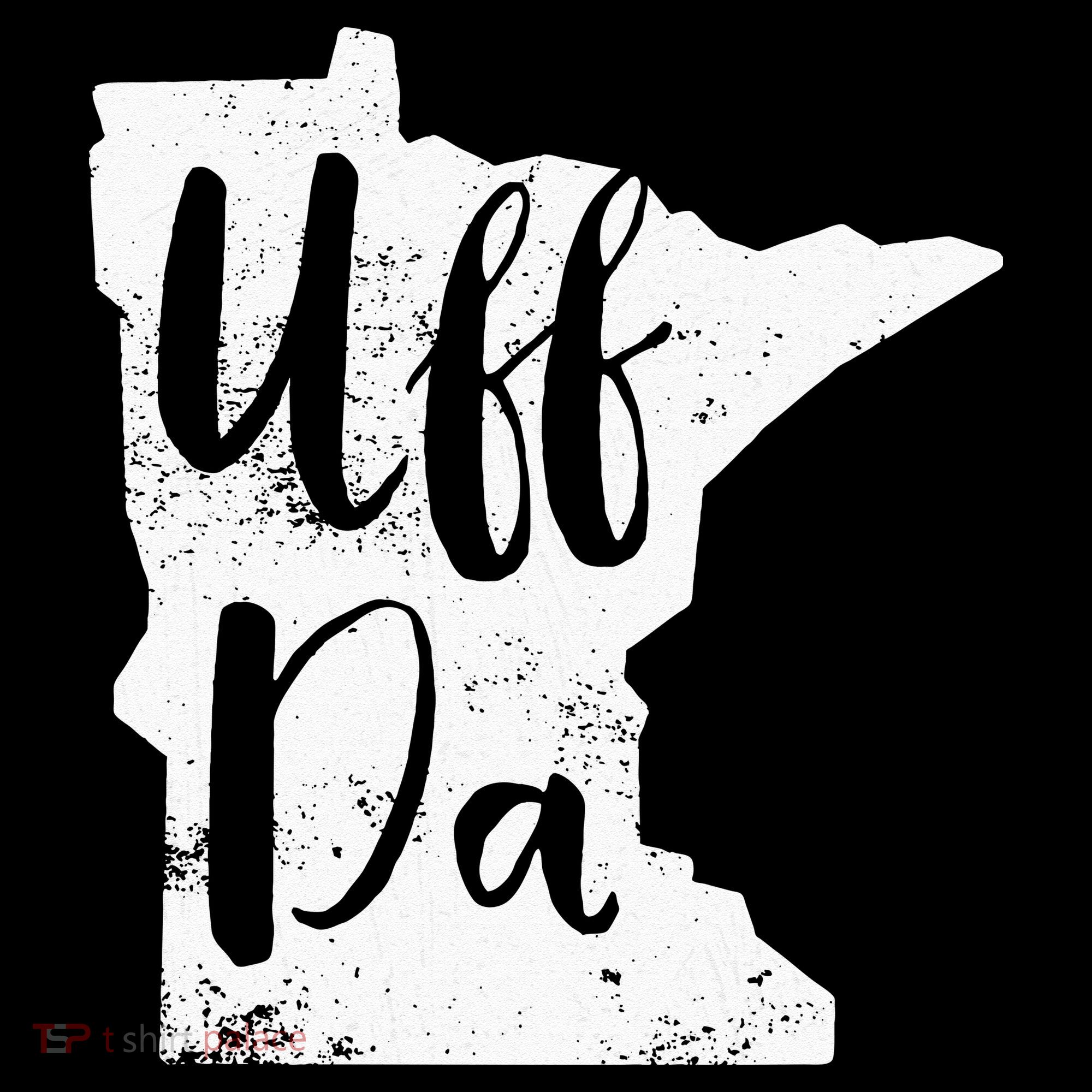 Uff Da Minnesota Map Funny Distressed Kids T-Shirt