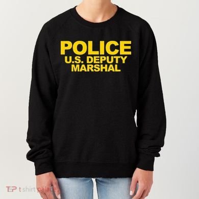 U.S. Deputy Marshal Front & Back Print Law Enforcement Women's Sweatshirt