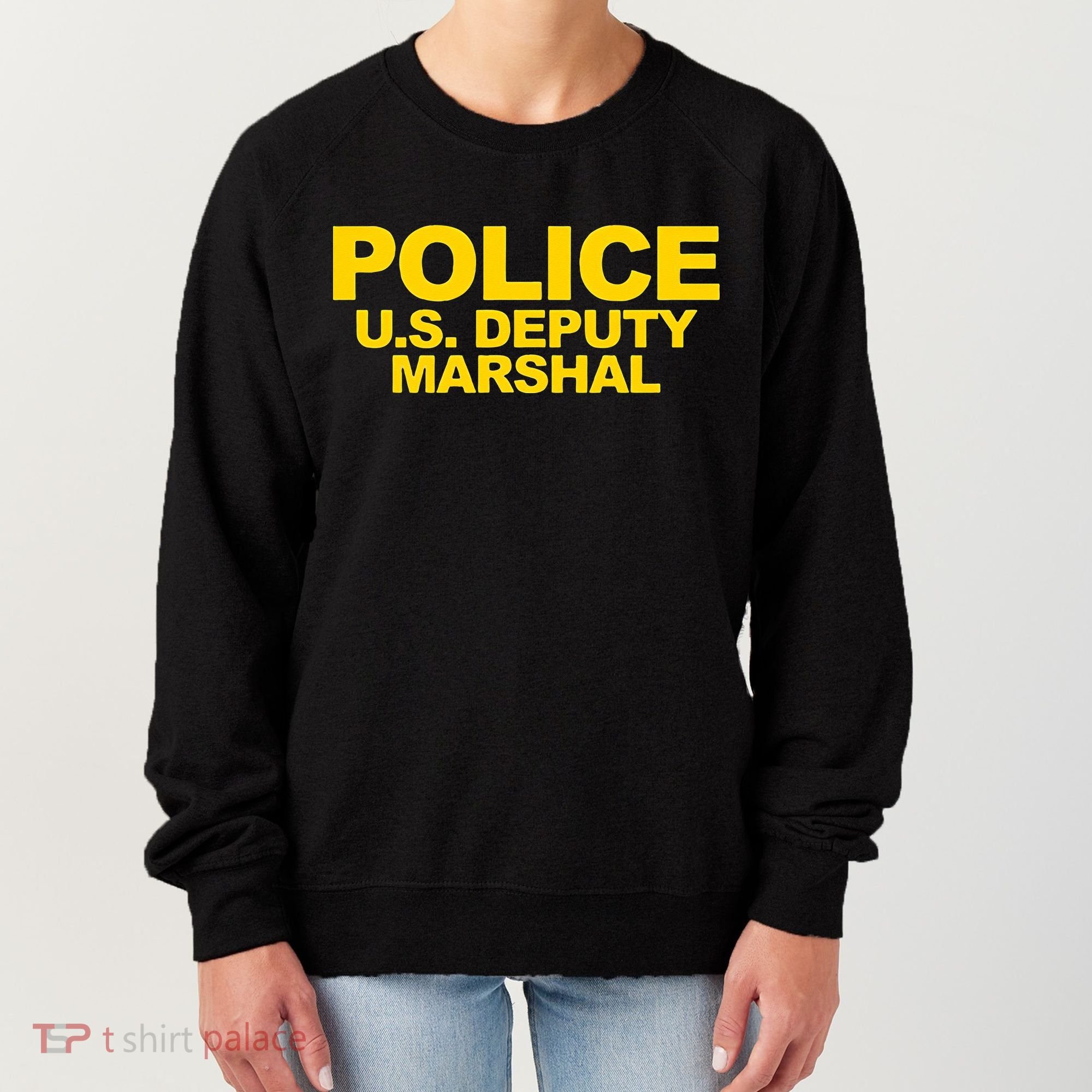 U.S. Deputy Marshal Front & Back Print Law Enforcement Women's Sweatshirt