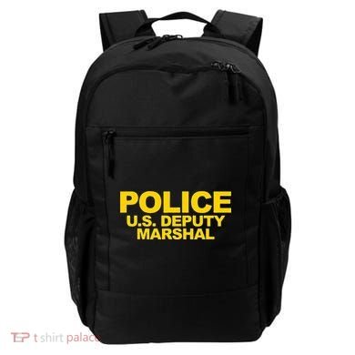 U.S. Deputy Marshal Front & Back Print Law Enforcement Backpack