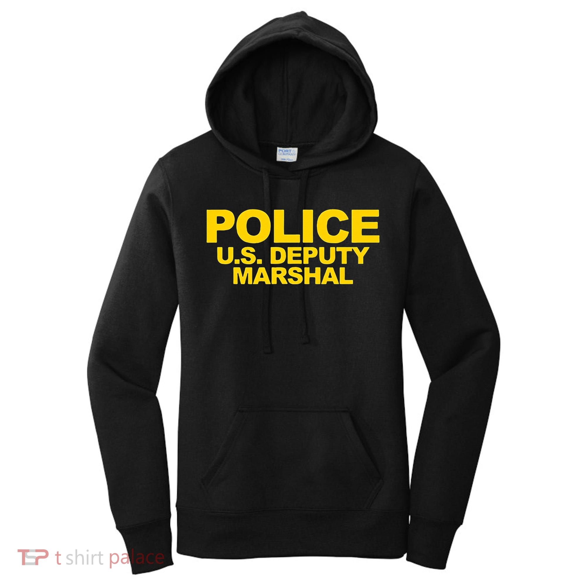 U.S. Deputy Marshal Front & Back Print Law Enforcement Women's Hoodie