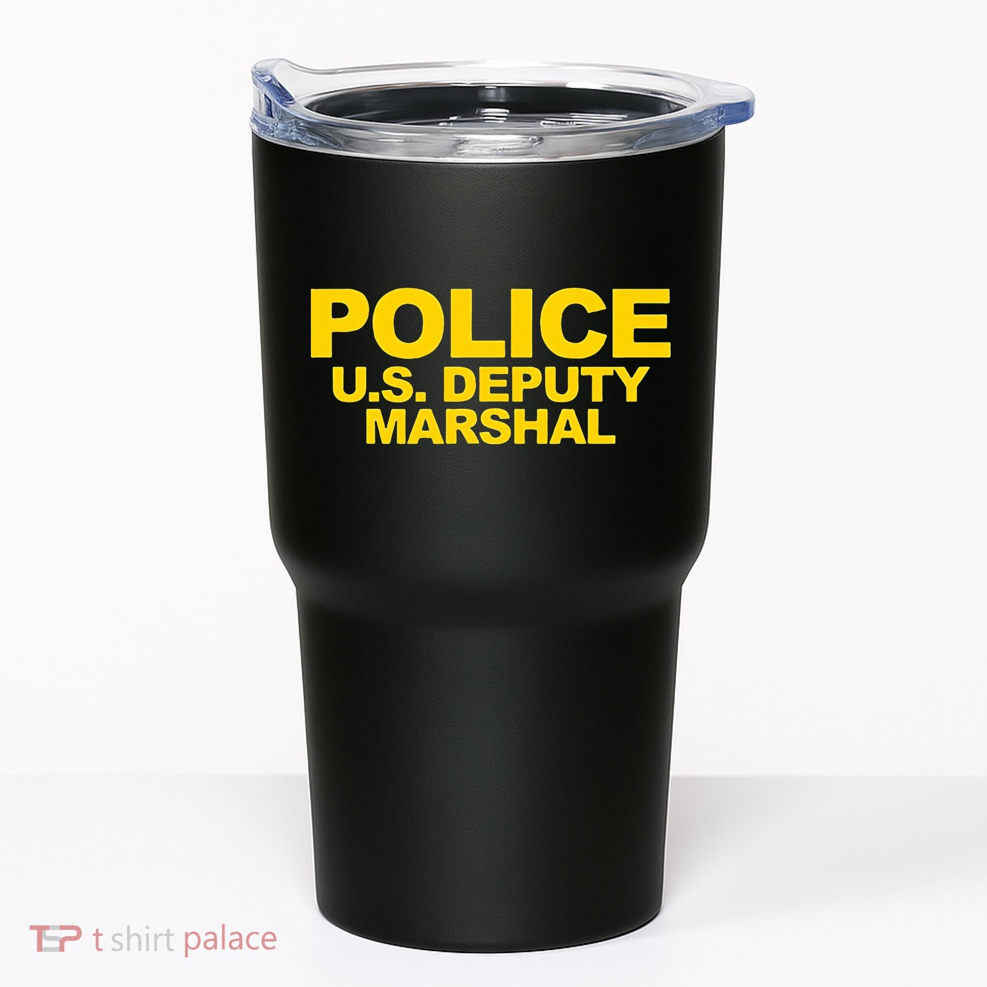 U.S. Deputy Marshal Front & Back Print Law Enforcement Tumbler