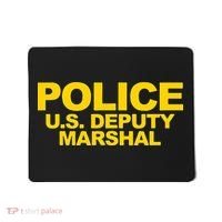 U.S. Deputy Marshal Front & Back Print Law Enforcement Mousepad thumb 0