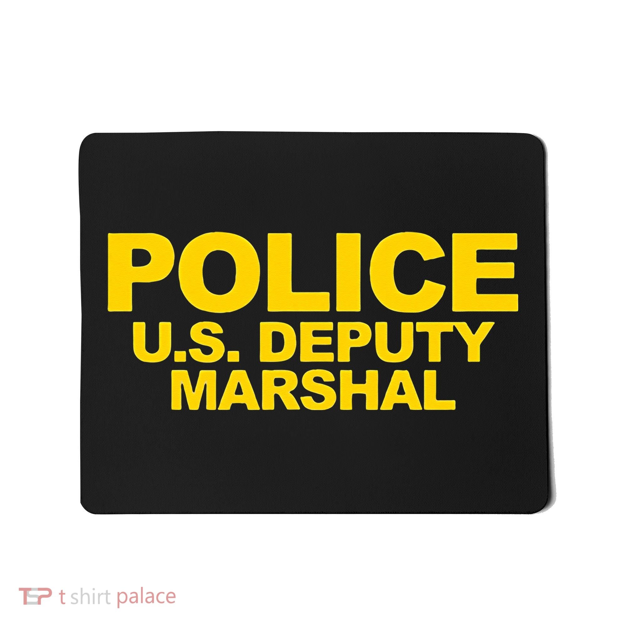 U.S. Deputy Marshal Front & Back Print Law Enforcement Mousepad