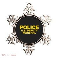 U.S. Deputy Marshal Front & Back Print Law Enforcement Ornament thumb 0