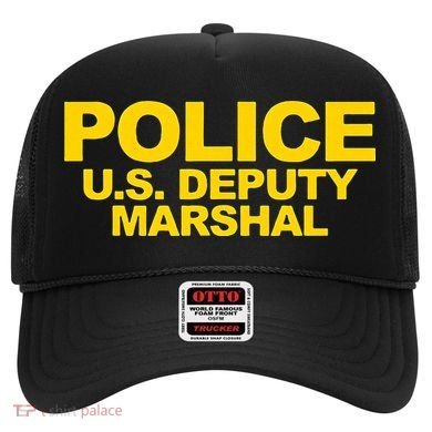 U.S. Deputy Marshal Front & Back Print Law Enforcement Hat