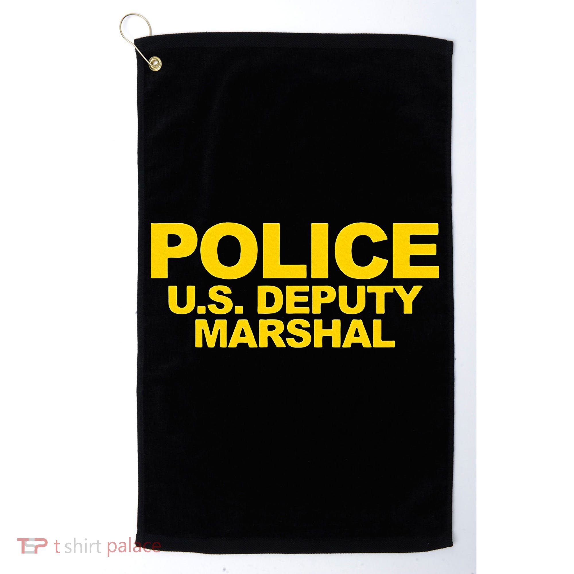 U.S. Deputy Marshal Front & Back Print Law Enforcement Golf Towel