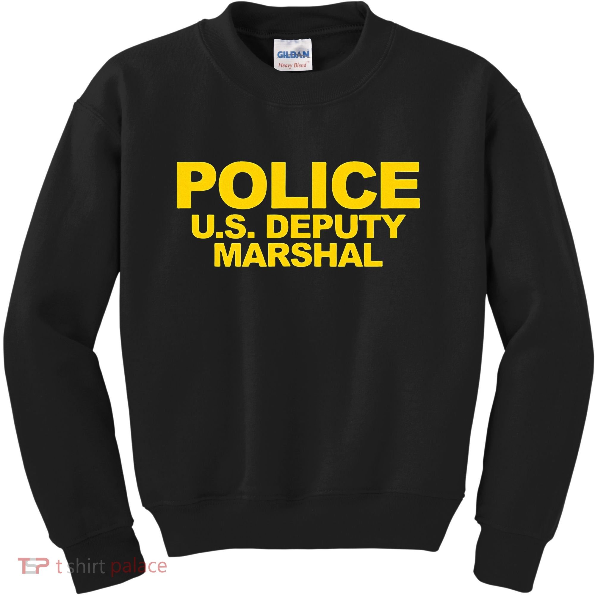 U.S. Deputy Marshal Front & Back Print Law Enforcement Kids Sweatshirt
