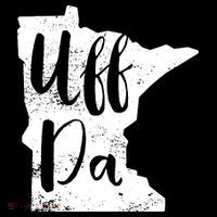 Uff Da Minnesota Map Funny Distressed Kids Hoodie thumb 5
