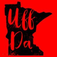 Uff Da Minnesota Map Funny Distressed Santa Hat thumb 1