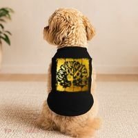 Unapologetically Dope Melanin Black History Gold Silhouette Cool Gift Doggie Tank thumb 2