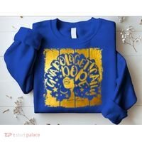 Unapologetically Dope Melanin Black History Gold Silhouette Cool Gift Sweatshirt thumb 2