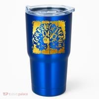 Unapologetically Dope Melanin Black History Gold Silhouette Cool Gift Tumbler thumb 0
