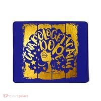 Unapologetically Dope Melanin Black History Gold Silhouette Cool Gift Mousepad thumb 0