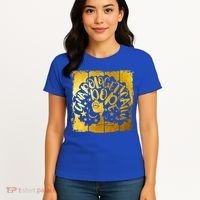 Unapologetically Dope Melanin Black History Gold Silhouette Cool Gift Women's T-Shirt thumb 4
