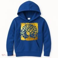 Unapologetically Dope Melanin Black History Gold Silhouette Cool Gift Kids Hoodie thumb 0