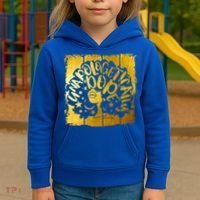 Unapologetically Dope Melanin Black History Gold Silhouette Cool Gift Kids Hoodie thumb 3