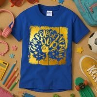 Unapologetically Dope Melanin Black History Gold Silhouette Cool Gift Kids T-Shirt thumb 3