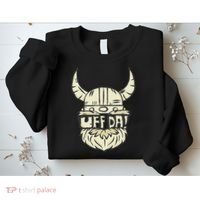 Uff Da Norwegian Quote Scandinavian Helmet Sweatshirt thumb 2