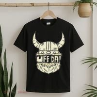 Uff Da Norwegian Quote Scandinavian Helmet T-Shirt thumb 2