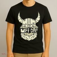 Uff Da Norwegian Quote Scandinavian Helmet T-Shirt thumb 3