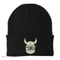 Uff Da Norwegian Quote Scandinavian Helmet Beanie thumb 0
