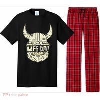 Uff Da Norwegian Quote Scandinavian Helmet Pajama Set thumb 0
