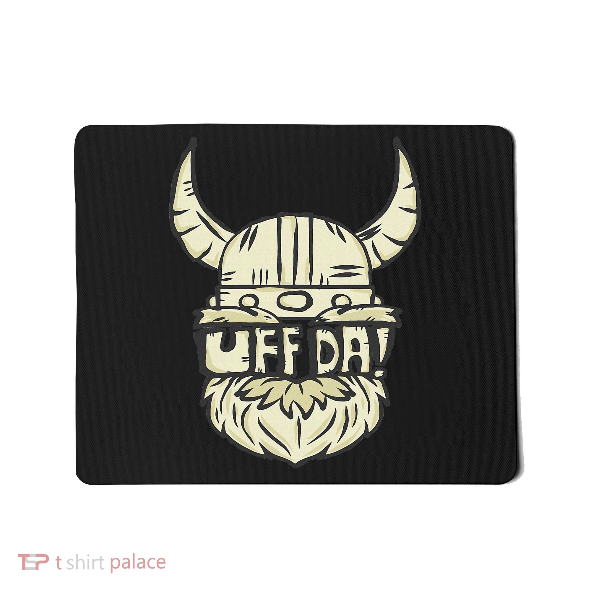 Uff Da Norwegian Quote Scandinavian Helmet Mousepad