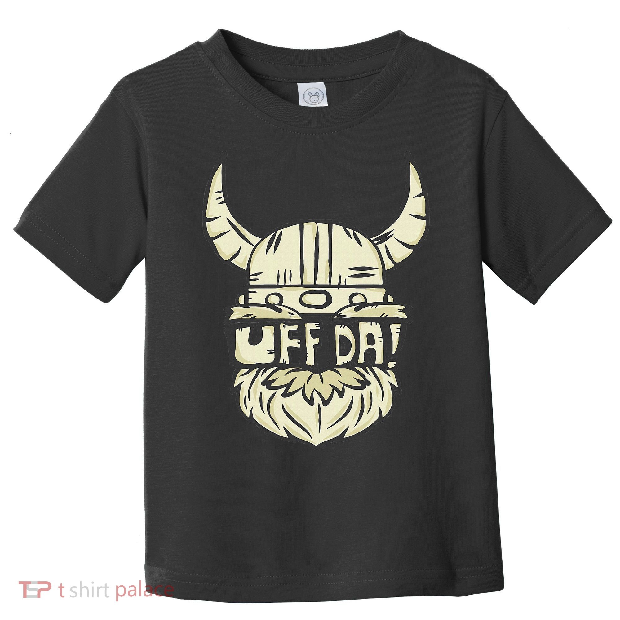 Uff Da Norwegian Quote Scandinavian Helmet Toddler T-Shirt
