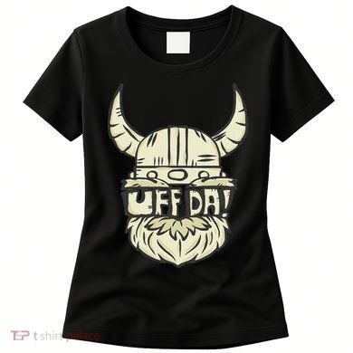 Uff Da Norwegian Quote Scandinavian Helmet Women's T-Shirt