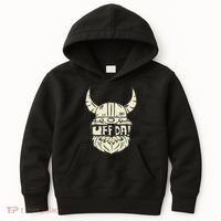 Uff Da Norwegian Quote Scandinavian Helmet Kids Hoodie thumb 0