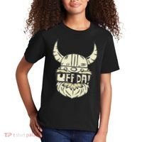 Uff Da Norwegian Quote Scandinavian Helmet Kids T-Shirt thumb 2