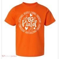 Unity Day No Bullying Orange Anti Bullying Teachers Toddler T-Shirt thumb 0