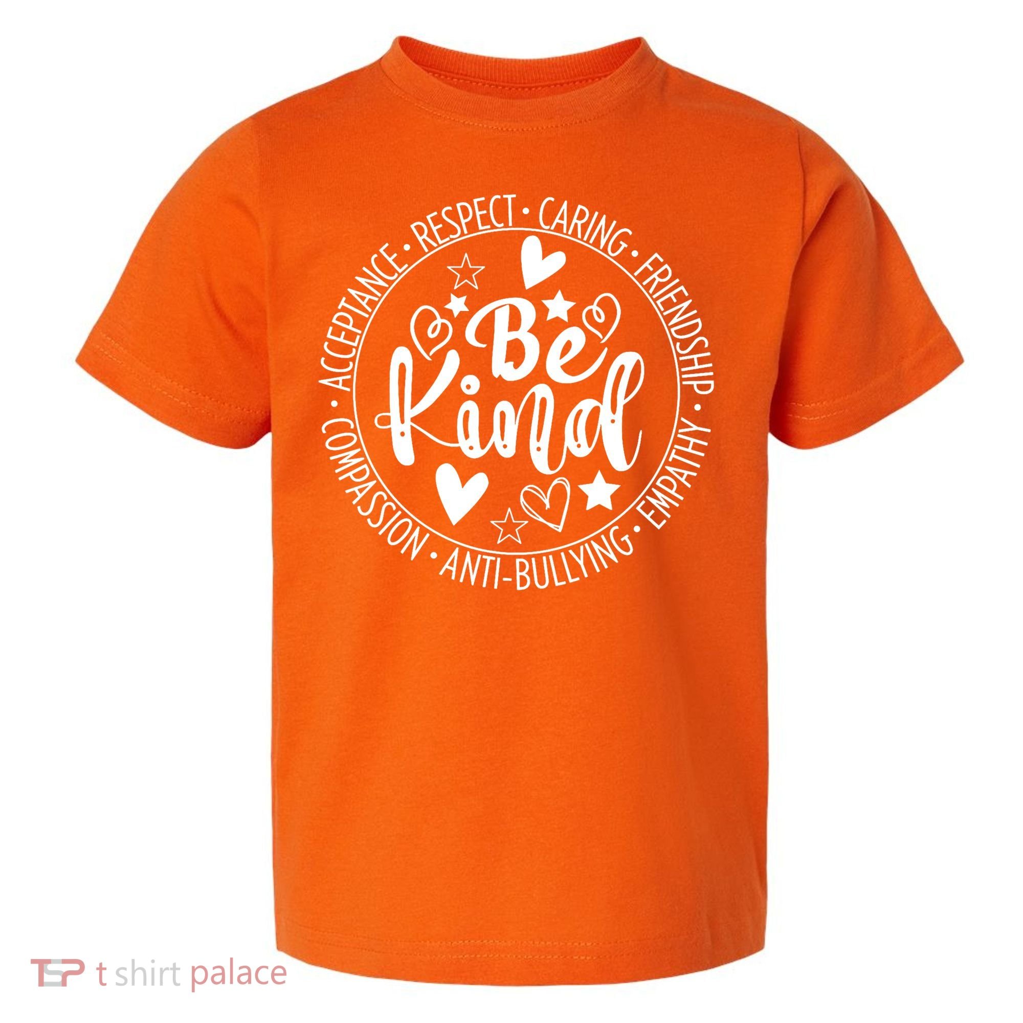 Unity Day No Bullying Orange Anti Bullying Teachers Toddler T-Shirt