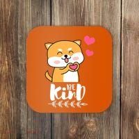 Unity Day Orange Dog Be Kind Anti Bullying Gift And Be Kind Coaster thumb 0