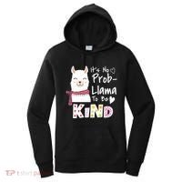 Unity Day Orange No Prob Llama Be Kind Anti Bullying Women's Hoodie thumb 0
