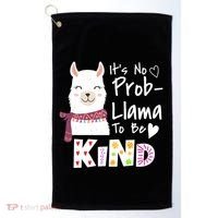 Unity Day Orange No Prob Llama Be Kind Anti Bullying Golf Towel thumb 0