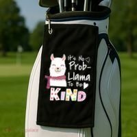 Unity Day Orange No Prob Llama Be Kind Anti Bullying Golf Towel thumb 2