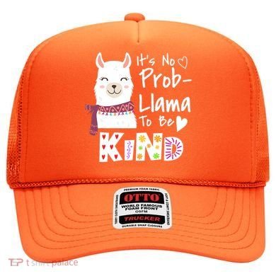 Unity Day Orange No Prob Llama Be Kind Anti Bullying Hat