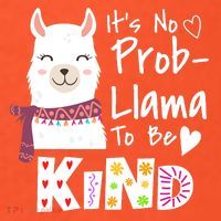 Unity Day Orange No Prob Llama Be Kind Anti Bullying Hat thumb 2
