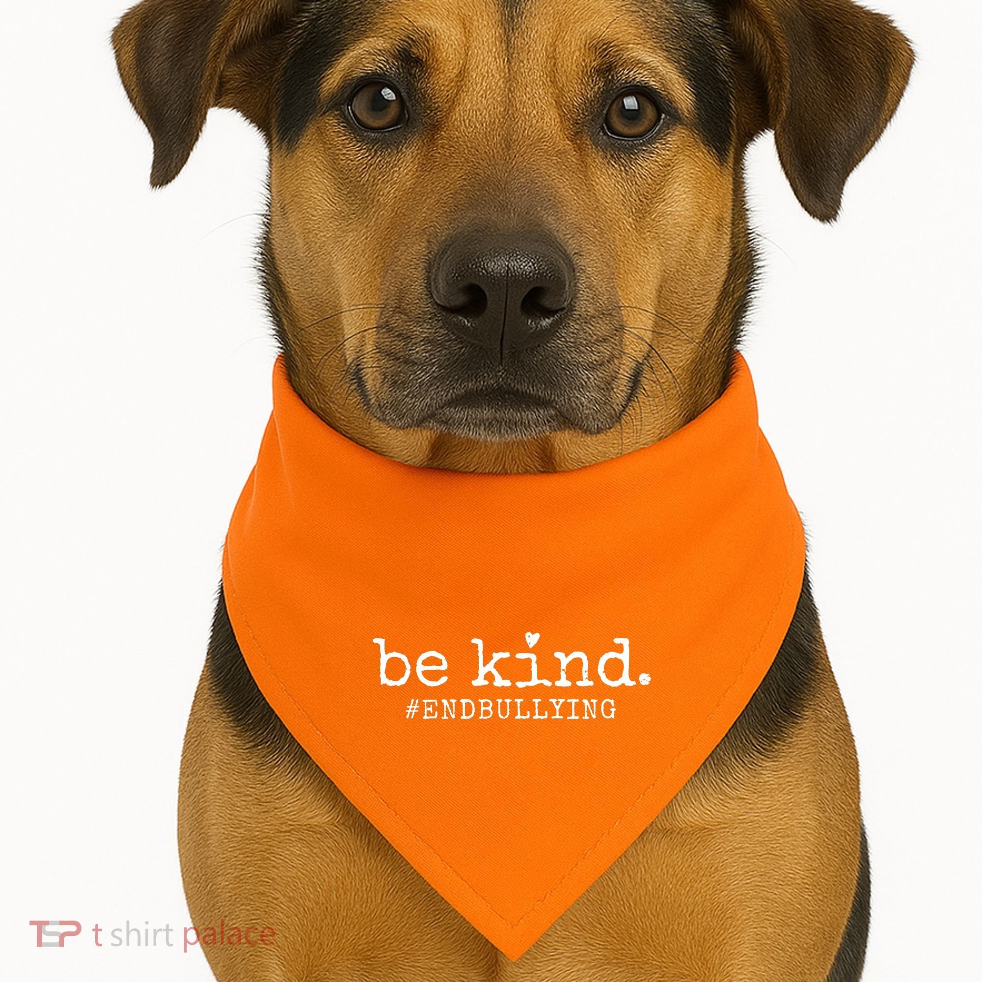 Unity Day Orange Be Kind Anti Bullying USA-Made Doggie Bandana